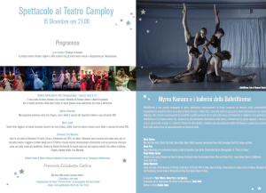 Programma spettacolo al Teatro Camploy